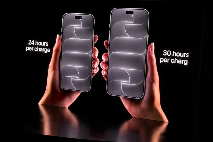 Baterai iPhone 18 Pro dan iPhone 18 Pro Max.(Reska K. Nistanto/KOMPAS.com)
