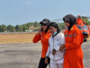 Kisah Korban Selamat KM Virgo Transport 8, Melinda Baru Seminggu Bekerja sebagai Penyanyi di Kapal KORBAN KM VIRGO- Satu korban KM Virgo Transport 9 berhasil dievakuasi menggunakan helikopter landing di Lanud Sjamsudin Noor di Banjarbaru, Senin (14/9/2029) siang. Foto Dok banjarmasin.tribunnews.com