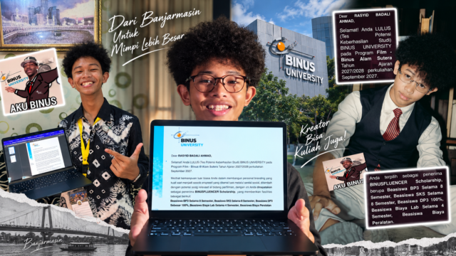 Rasyidree Raih Beasiswa Penuh BINUS University, Kreator Muda Banjarmasin Siap Kuliah Film. Foto Dok Instagram @rasyidreee Rasyidree Raih Beasiswa Penuh BINUS University, Kreator Muda Banjarmasin Siap Kuliah Film. Foto Dok Instagram @rasyidreee