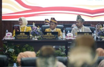 Paripurna Hari Jadi ke-500, Yamin: Ini Titik Awal Menyiapkan Banjarmasin bagi Anak Cucu Wali Kota Banjarmasin H. Muhammad Yamin HR menyampaikan bahwa peringatan Hari Jadi ke-500 tahun ini dilaksanakan secara lebih sederhana. Foto Dok Istimewa