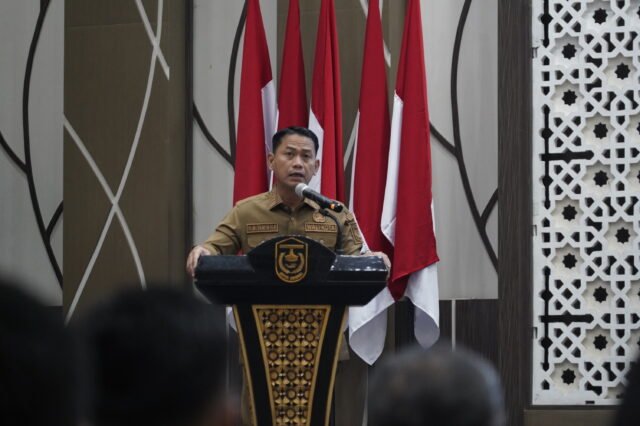Wali Kota Banjarmasin H. Muhammad Yamin HR, Sosialisasikan Penerapan Manajemen Talenta ASN. Foto Dok Istimewa