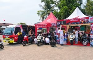 Rayakan HUT ke-500 Banjarmasin, Trio Motor Hadirkan Layanan Servis Honda di Taman Kamboja Rayakan HUT ke-500 Banjarmasin, Trio Motor Hadirkan Layanan Servis Honda di Taman Kamboja. Foto Dok Trio Motor
