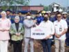 Banjarmasin Terima Bantuan Rp20 Miliar untuk Penanganan Karhutla, Distribusi Diminta Tepat Sasaran Ketua Komisi II DPR RI, M. Rifqinizamy Karsayuda bersama Wali Kota Banjarmasin, H.M. Yamin HR dan jajaran terkait dalam penyerahan simbolis bantuan Rp20 miliar untuk penanganan karhutla di Kota Banjarmasin. Foto Dok istimewa