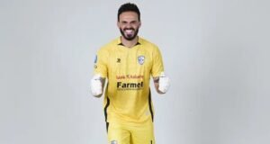 Baru Sepekan Gabung Isenmulang FC, Lucas Frigeri Langsung Jadi Pahlawan Lucas Frigeri, kiper anyar Isenmulang FC asal Brasil. (Dok. Isenmulang FC)